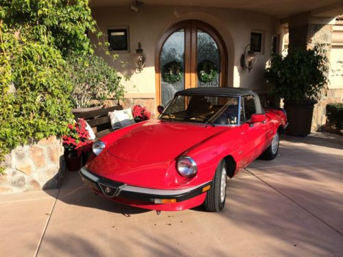 1990 alfa romeo spider graduate convertible 2-door 2.0l