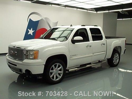 2007 gmc sierra denali crew sunroof nav dvd 20&#039;s 77k mi texas direct auto