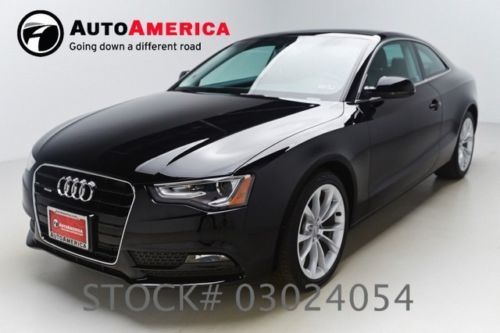 16k one 1 owner low miles 2013 audi a5 quattro 2.0t premium plus htd leather