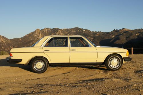 1979 mercedes benz 280e sedan 6 cylinder rare california car wow! like 240d 300d