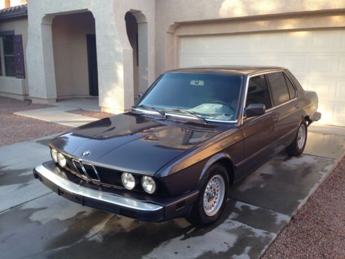 Extremely nice 1985 bmw 524td 524 td. new paint, tires, brakes, battery, alterna