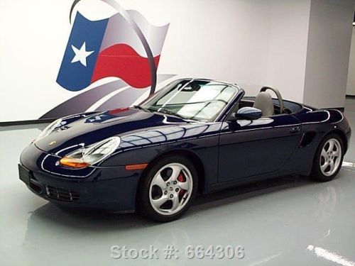 2002 porsche boxster s roadster 6-speed leather 32k mi texas direct auto