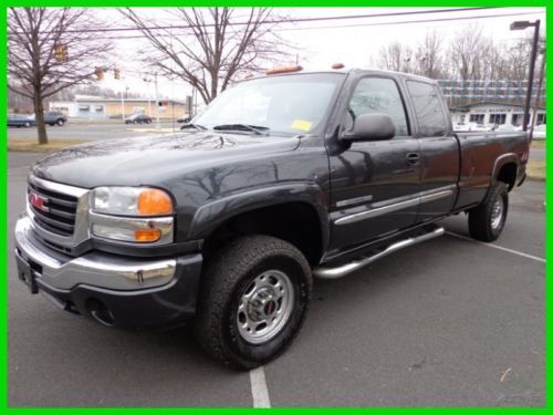 2004 gmc 2500hd ext cab 4x4 sle pickup v-8 auto one owner runs great no reserve