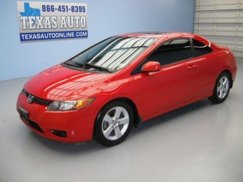 We finance!!!  2007 honda civic ex coupe auto roof a/c alloy rims cd texas auto