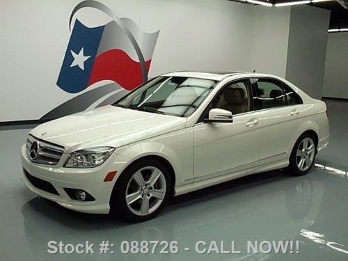 2010 mercedes-benz c300 sport p1 sunroof nav only 34k  texas direct auto