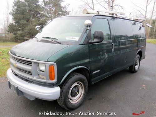 Chevrolet g2500 express cargo van 4-spd automatic 5.7l vortec sliding side door