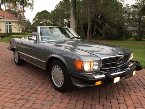 1989 mercedes-benz 560sl roadster r107 54k miles 2 tops convertible