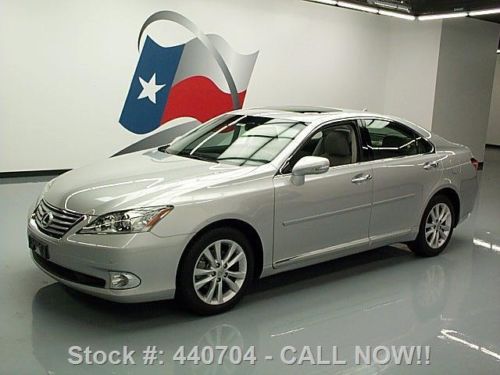 2011 lexus es350 sunroof vent seats nav rear cam 28k!! texas direct auto