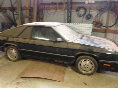 1987 dodge charger shelby hatchback 2-door 2.2l