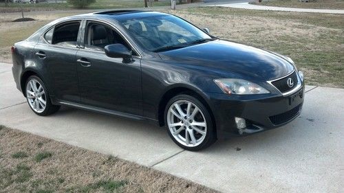 2006 lexus is250 is 250 sport pkg awd heat/cooled seats paddle shifters 26 mpg !