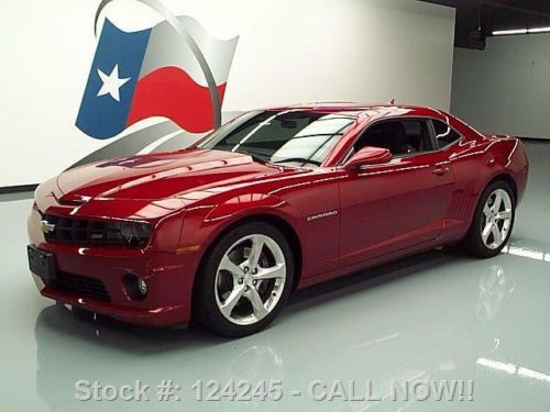 2013 chevy camaro ss rs auto rear cam xenons 20&#039;s 6k mi texas direct auto