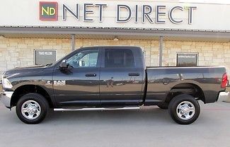 Crew cab new factory warranty 1 owner cummins diesel swb net direct autos texas