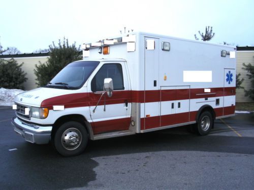 2002 ford e-450 type iii ambulance 7.3l powerstroke turbo diesel no reserve!!!!