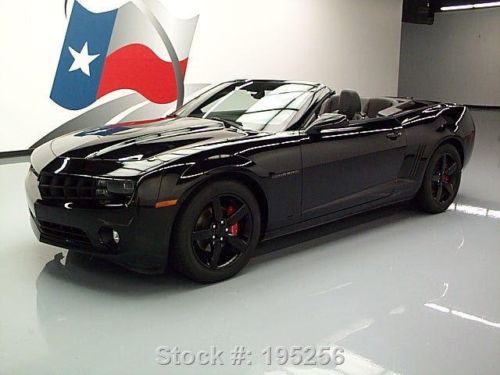 2011 chevy camaro 2lt convertible leather nav hud 52k texas direct auto