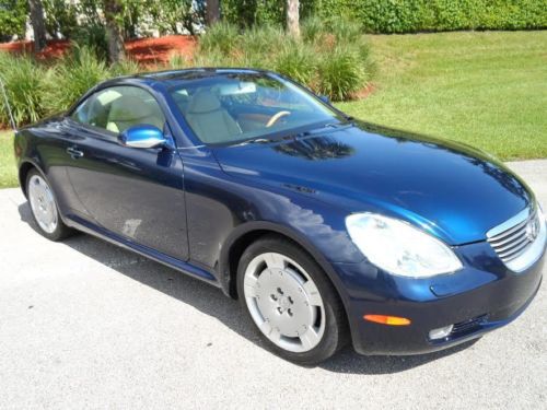 2002 lexus sc430 convertible no reserve one owner no accidents good autocheck