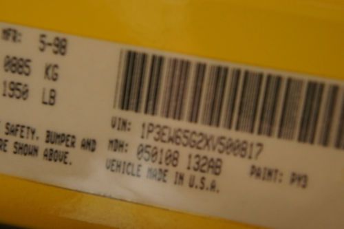 ***1999 Plymouth Prowler Rare Yellow Low Miles---NO RESERVE!!!***, image 10