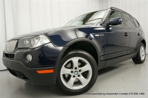 2008 bmw x3 3.0si certified cpo 100k warranty navigation xenon cold weather dvd