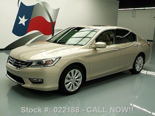 2013 honda accord ex-l v6 auto sunroof nav rear cam 14k texas direct auto