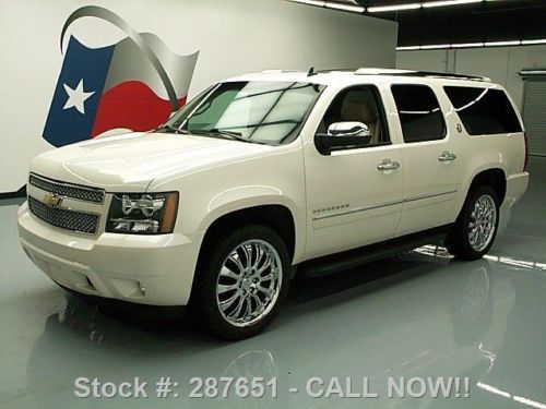 2010 chevy suburban ltz diamond ed 4x4 sunroof nav 43k texas direct auto