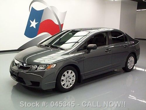 2011 honda civic vp sedan automatic cd audio only 37k texas direct auto