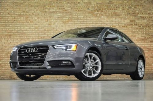 2014 audi a5 2.0t coupe quattro tiptronic only 1,774 miles! brand new condition!