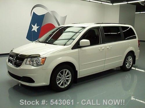 2013 dodge grand caravan sxt 7pass leather rear cam 6k! texas direct auto