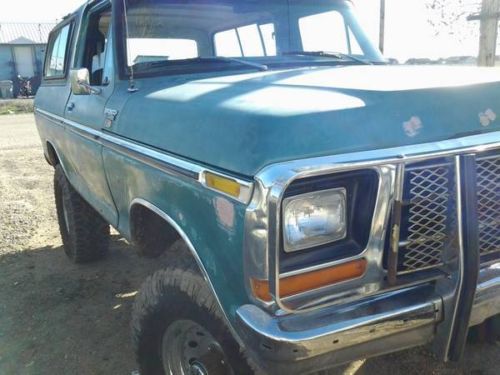 1978 1979  ford bronco ranger xlt 4x4 6.5&#034; lift new 35&#034; tires no rust