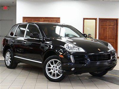 2008 porsche cayenne s awd blk/blk lthr 1-owner xenon service records clean wow