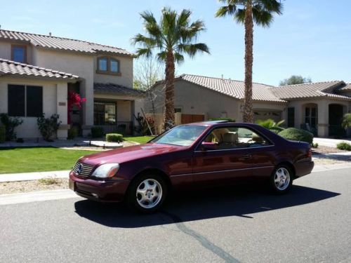 1999 mercedes-benz cl500 ..only 34,000 miles .. 1owner .. rare color ..must see