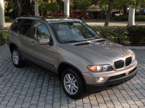 05 x5 3.0i fort myers florida automatic suv premium pkg homelink leather 1 owner