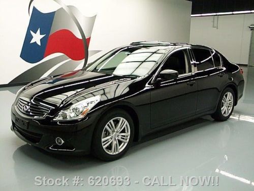 2012 infiniti g37 journey sedan sunroof rear cam 27k mi texas direct auto