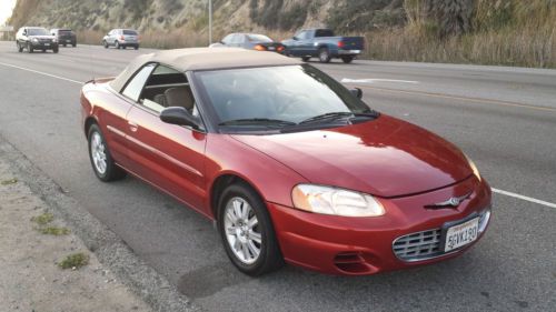 2002 chrysler sebring gtc convertible 2-door 2.7l