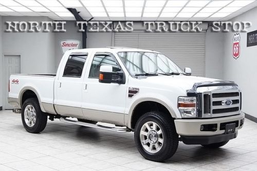 2008 ford f250 diesel 4x4 king ranch sunroof heated leather tailgate step texas