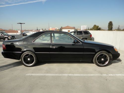 1999 mercedes-benz cl500 black/tan 138k miles
