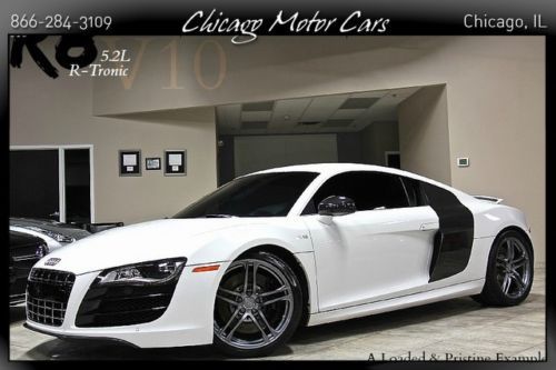 2010 audi r8 5.2l quattro r-tronic coupe $179k+msrp carbon sigma packag serviced