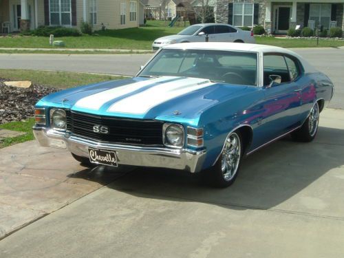 1972 chevrolet chevelle, 454 big block  super sport with factory air