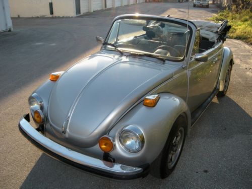 1979 volkswagen beetle convertible with 25,000 original miles