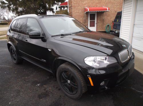 2013 bmw x5 m sport utility 4-door 4.4l full option camera head up black