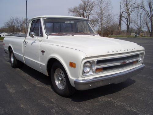 1968 chevy c10 longbed 383 gear driven engine auto trans runs good