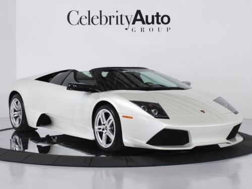 2009 lamborghini murcielago lp640 roadster e-gear $446k msrp clear bonnet nav