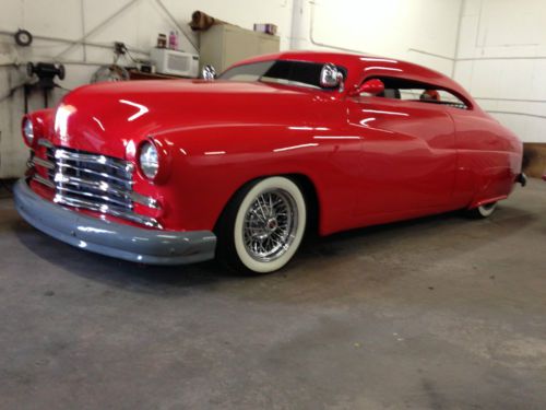 1950 mercury custom chopped top sled!! street rod