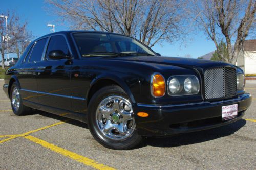 1999 bentley arnage green label 37k miles 4.4 liter turbo v8 black on tan clean!