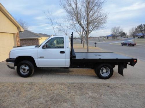 2005 chevrolet 3500 dually cab &amp; chassis 9&#039; flatbed duramax diesel