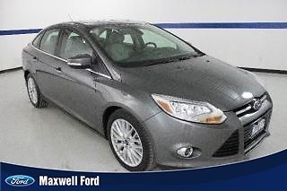 12 ford focus 4dr sdn sel leather alloys sync sirius great gas saver