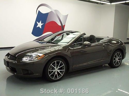 2012 mitsubishi eclipse gs sport convertible auto 35k! texas direct auto