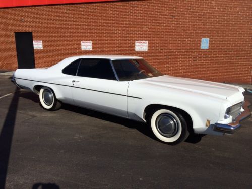 1973 oldsmobile delta 88 coupe 2 door, 455 rocket big block, coker white walls