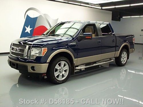 2012 ford f-150 lariat crew 5.0l sunroof leather 7k mi texas direct auto