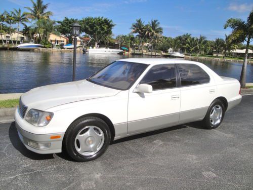 No reserve*99 lexus ls400*2 owner*no smoker*gorgeous in&amp;out*rare this nice*fla