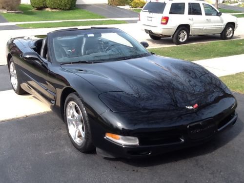 2001 black corvette convertible