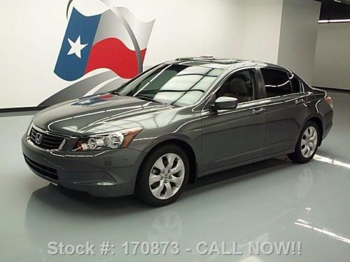 2010 honda accord exl sedan htd leather sunroof nav 58k texas direct auto